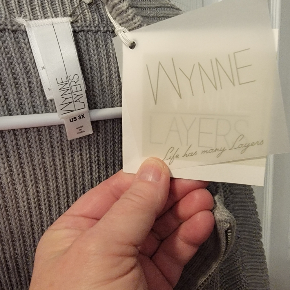 MarlaWynne Gray Women's Cardigan